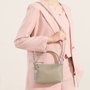 vintage leather top handle bag