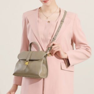 leather crossbody satchel