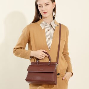 leather vintage tote