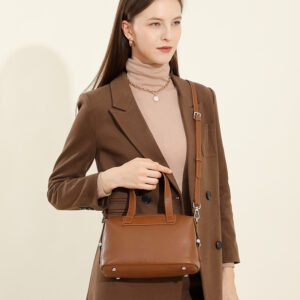 leather Boston bag