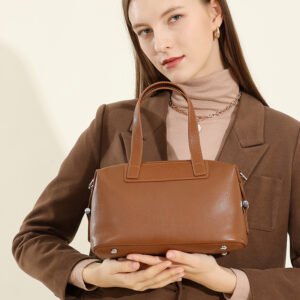 vintage leather handbag