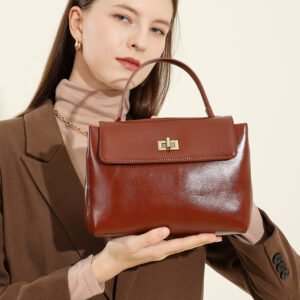 casual leather shoulder bag
