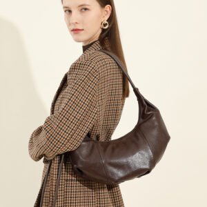 vintage leather hobo bag