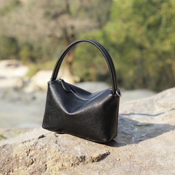 JJSY4210 Vintage Leather Top Handle Bag — Fashion Pillow Crossbody