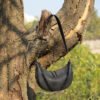 Leather Dumpling Shoulder Bag — Chic Chain Design