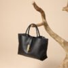 Genuine Leather Tote Bag — Vintage Commute Style