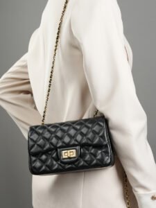 Quilted chain bag