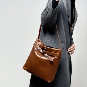 waxed leather tote