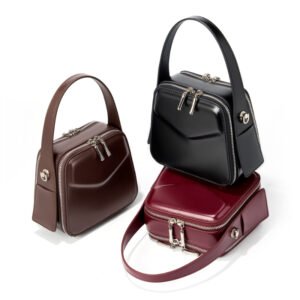 画板 10 Leather Top Handle Roof Bag Crossbody — Chic Daily Carry