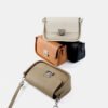 画板 11 Genuine Leather Square Crossbody Bag — Stylish Retro Shoulder
