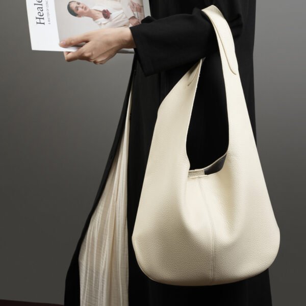 Vintage Leather Tote Bag | Large Capacity Cowhide Shoulder Purse