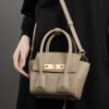 Korean Style Winged Leather Handbag | Trendy Shoulder & Crossbody Bag