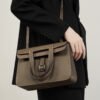 画板 3 Top-Grain Leather Briefcase Saddle Bag | Women’s Crossbody & Shoulder