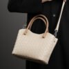 画板 3 Woven Leather Shoulder Bag | New Arrival Minimalist Tote Crossbody Bag