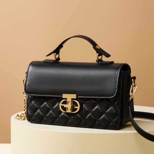 Quilted Leather Shoulder Bag – Women’s Commuter Handbag