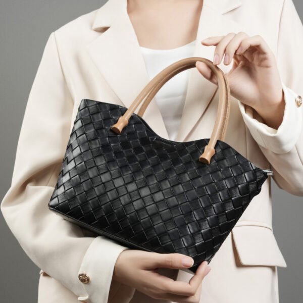 画板 4 Woven Leather Shoulder Bag | New Arrival Minimalist Tote Crossbody Bag