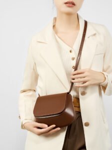leather saddle bag