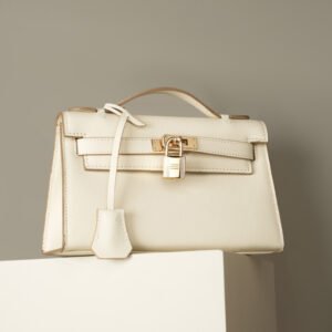 Genuine Leather Mini Kelly Bag | Crossbody & Shoulder Handbag for Women