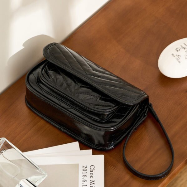 Genuine Leather Chain Shoulder Bag – Spring/Summer Versatile Women’s Crossbody Purse