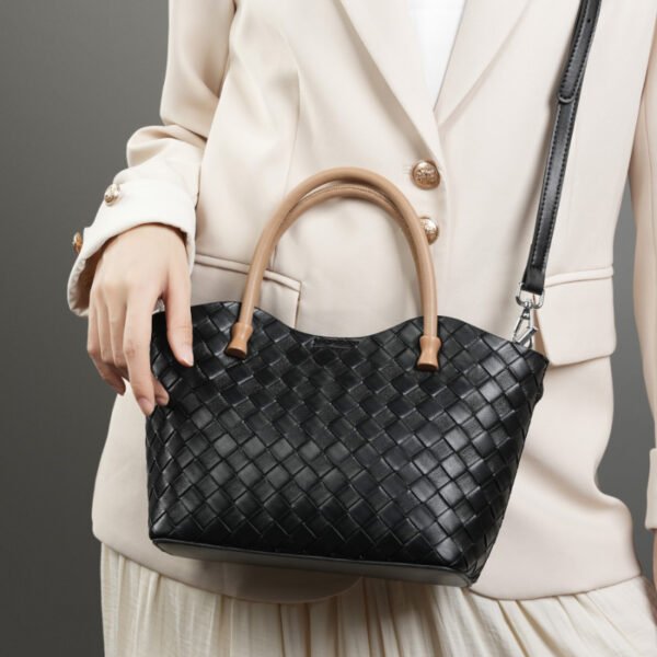 画板 5 Woven Leather Shoulder Bag | New Arrival Minimalist Tote Crossbody Bag