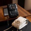Leather Chain Crossbody Mini Bag | Genuine Cowhide Phone Shoulder Bag