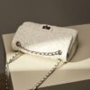 Luxury Leather Chain Shoulder Bag | Women’s Crossbody Camellia Flap Bag