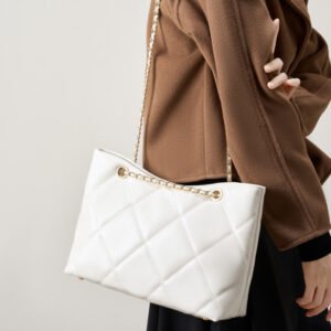 elegant leather chain bag