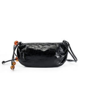 画板 7 Genuine Leather Pleated Dumpling Bag | New Autumn Shoulder & Crossbody Handbag