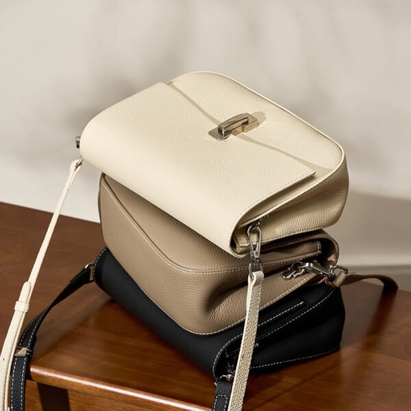 Women’s Leather Saddle Bag – 2024 Crossbody & Shoulder Purse