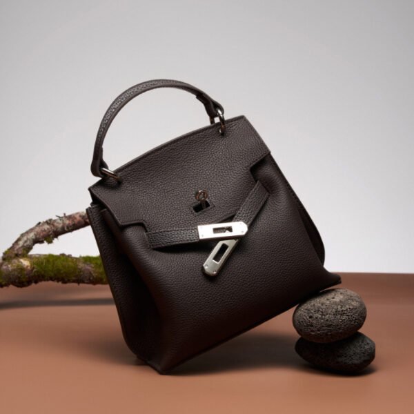 Leather Kelly Bag — Vintage Crossbody for Women