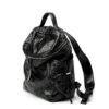 Leather Knotted Backpack | Large Capacity Travel Shoulder Bag for Men & Women