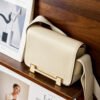 画板 8 Genuine Leather Box Bag | Wide Strap Shoulder & Crossbody Tofu Bag