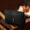 Women’s Leather Saddle Bag – 2024 Crossbody & Shoulder Purse