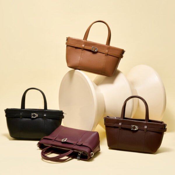 Leather Commuter Small Box Bag — Chic Everyday Crossbody