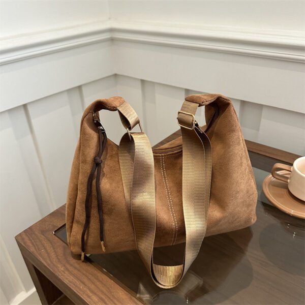 主图-01 PU Underarm Tote Bag — Minimal Urban Retro Shoulder & Crossbody Bag