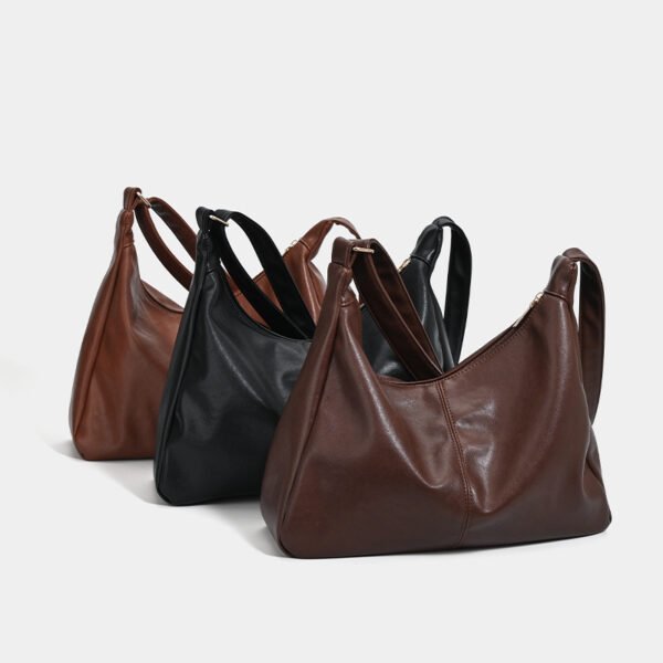 PU Tote Handbag — Soft, Large-Capacity Urban Style for Everyday Use