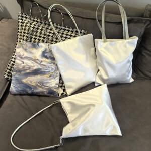 Silk Lacquer-Inspired Creative Tote Bag — Lightweight Artistic Design