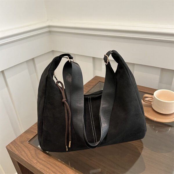 主图-02 PU Underarm Tote Bag — Minimal Urban Retro Shoulder & Crossbody Bag