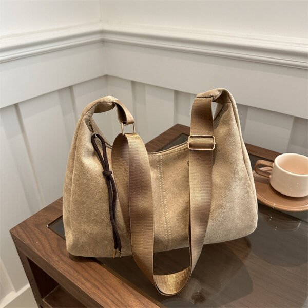 主图-03 PU Underarm Tote Bag — Minimal Urban Retro Shoulder & Crossbody Bag