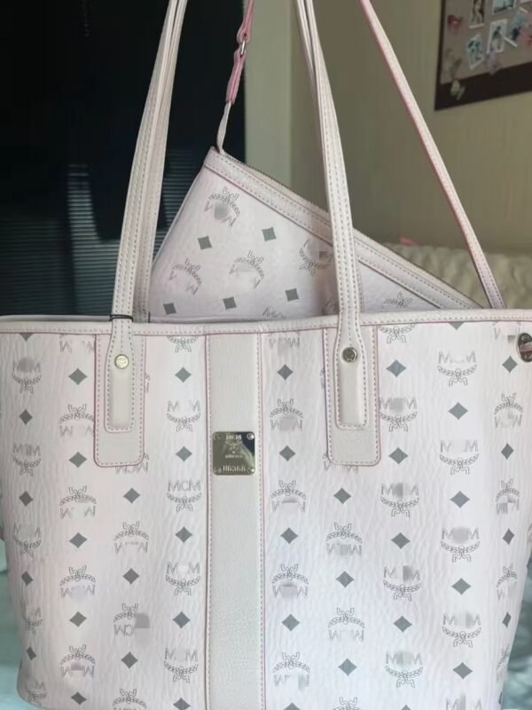 主图-03 PU Mother & Child Tote Bag Set — Large Capacity Shopping & Mommy Bag