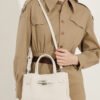 主图-05 Genuine Leather Minimalist Platinum Tote Bag — Elegant Everyday Luxury