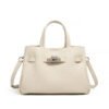 主图-06 Genuine Leather Minimalist Platinum Tote Bag — Elegant Everyday Luxury