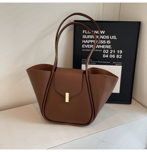 主图-07 PU Underarm Tote Bag with Insert — Large Capacity Urban Crossbody & Shoulder Bag