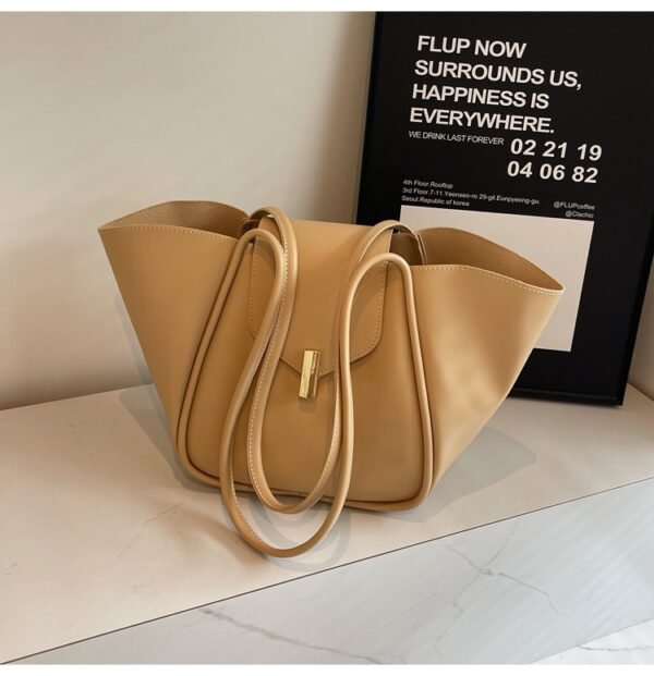 主图-09 PU Underarm Tote Bag with Insert — Large Capacity Urban Crossbody & Shoulder Bag