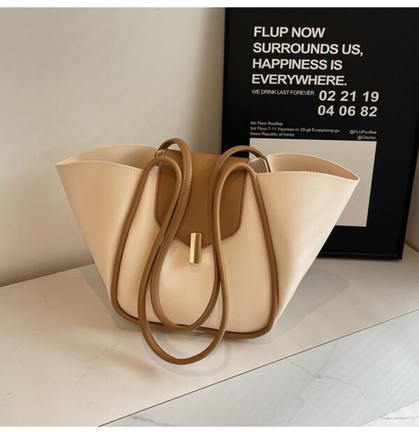 主图-10 PU Underarm Tote Bag with Insert — Large Capacity Urban Crossbody & Shoulder Bag