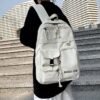 详情-02 PU Utility Street Backpack — Large Capacity & Ergonomic Comfort