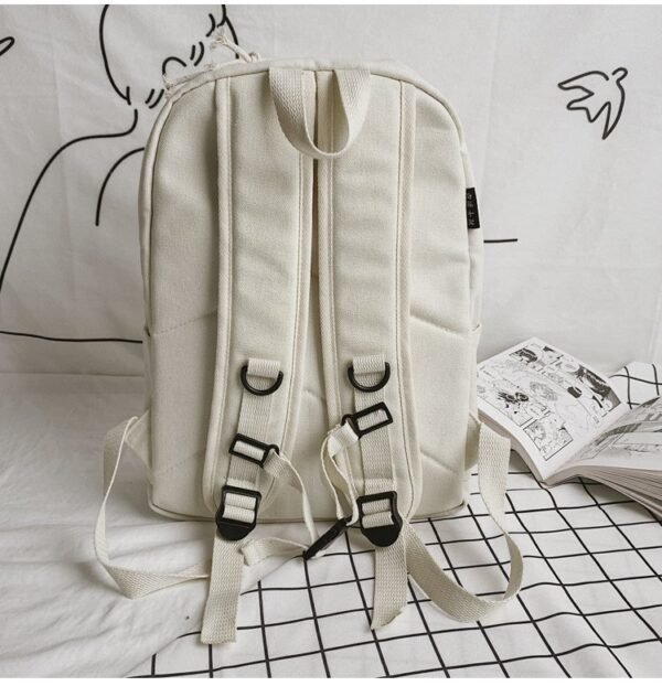 详情-03 PU Utility Street Backpack — Large Capacity & Ergonomic Comfort