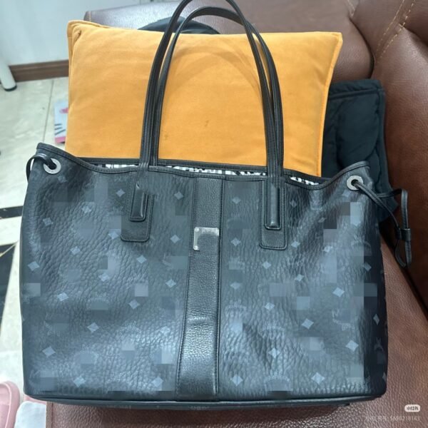 详情-05 PU Mother & Child Tote Bag Set — Large Capacity Shopping & Mommy Bag