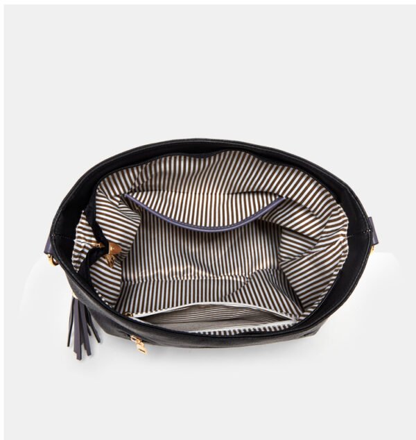 PU Woven Crossbody Tote Bag — Large-Capacity Everyday Carry