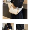 详情-08 PU Underarm Tote Bag with Insert — Large Capacity Urban Crossbody & Shoulder Bag